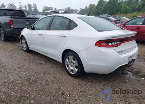 2015 Dodge Dart Se из США, поврежденный, VIN 1C3CDFAA6FD252899
